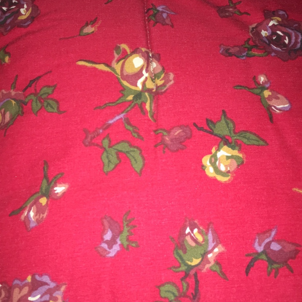 Ralph Lauren Red Floral Comforter
